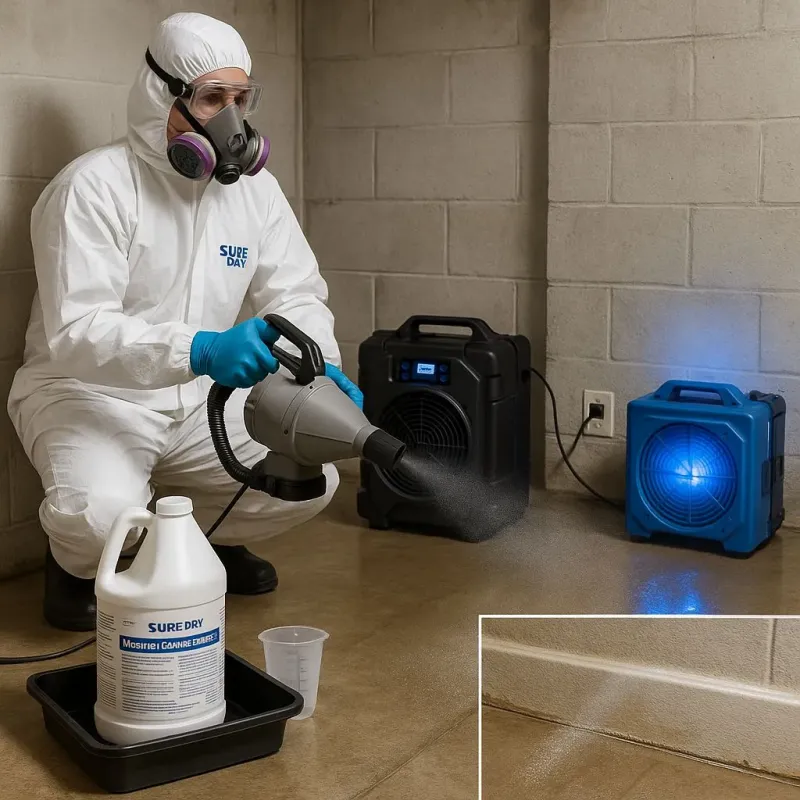 Sanitization and Odor Removal process in Kingsgate, WA