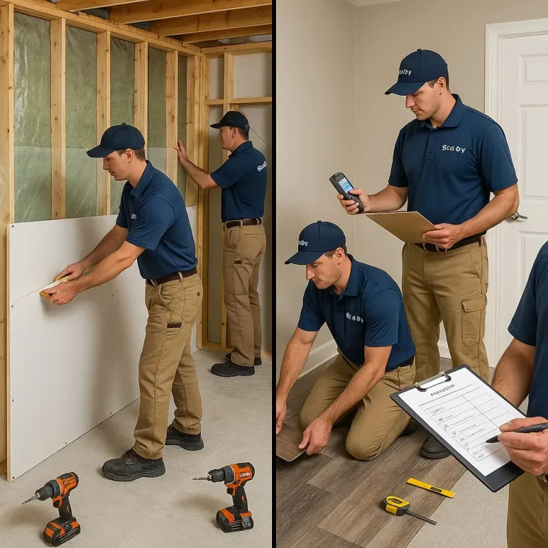 Repairs and Reconstruction process in Kingsgate, WA